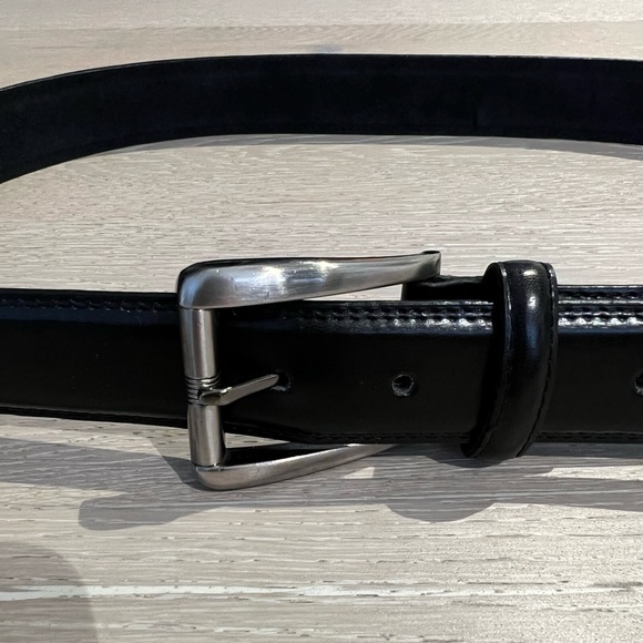 Black Leather Belt *NEW* - Picture 1 of 3